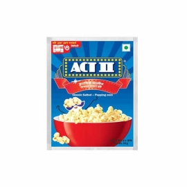 Act II Popcorn Classic Salted 50g pack featuring ready-to-pop popcorn kernels with classic salted flavour in branded packaging.