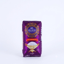 Aliya Extra Long Basmati Rice 1Kg pack featuring premium extra-long grain basmati rice in branded packaging.