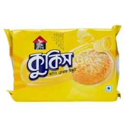 Bisk Club Butter Cookies Family Pack 250g featuring a box of assorted buttery cookies with a rich, crisp texture, ideal for family sharing.