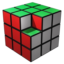 BM Rubik's Cube Puzzle 1 Piece – Classic cube puzzle toy, designed to improve problem-solving skills, logic, and provide fun entertainment for kids and adults.