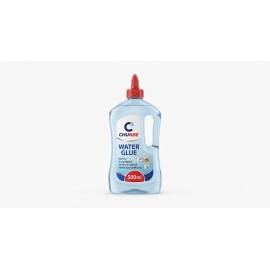 Chunbe Water Glue 500ml – Liquid water-based glue, designed for paper crafts, school projects, and general bonding applications.