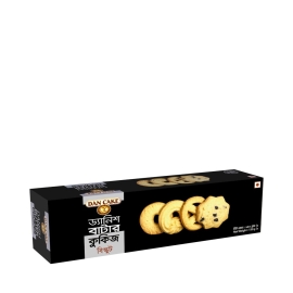 Dan Cake Danish Butter Cookies Biscuits 150g tin/package featuring assorted traditional Danish butter cookies, a sweet baked snack product.