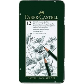 Faber-Castell Graphite Pencil 12 Pieces – Set of graphite pencils, designed for writing, sketching, drawing, and detailed artwork.