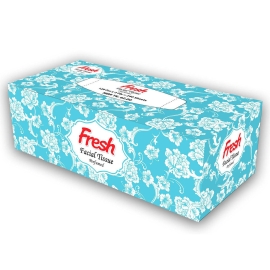 Fresh Facial Tissue 120 x 2 Ply 240 Sheets – Soft two-ply facial tissue pack, perfect for daily personal care, cleaning, and household use.