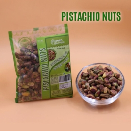 Green Harvest Raw Pistachios 100g Pack – Premium Quality Unsalted Pistachio Nuts.