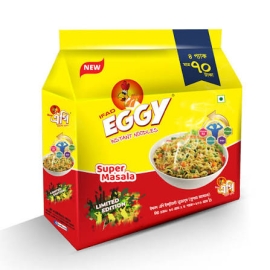 Ifad Super Masala Instant Noodles 200g packet featuring spicy masala-flavored noodles, ideal for quick and easy meal preparation.