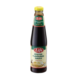 Life Oyster Sauce 510g bottle, a savoury oyster-flavoured cooking sauce for adding rich taste to stir-fries, noodles, and Asian dishes.
