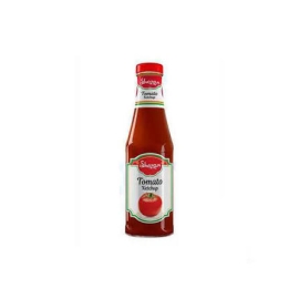 Shezan Tomato Ketchup 1Kg bottle with rich tomato flavor, perfect for snacks, fries, burgers, and cooking.