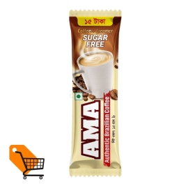 AMA Sugar-Free Instant Coffee 15g pack of sugar-free instant coffee, convenient for preparing a rich and flavorful cup anytime.