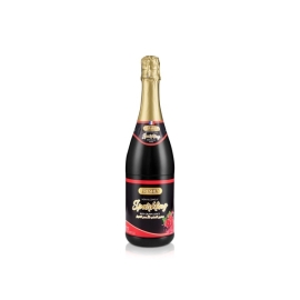 Orchard Fresh Sparkling Red Grape Juice 750ml bottle of sparkling red grape juice with a rich, refreshing taste, perfect for serving chilled on special occasions.
